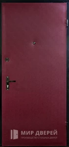 Дверь железная с виниликожей №25 внешняя - фото