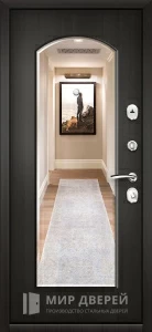 Стальная входная дверь в квартиру Венге №21 внутренняя - фото