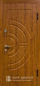 Стальная дверь с МДФ №327 внешняя - фото