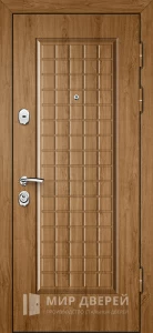 Входная дверь под дерево в квартиру №69 внешняя - фото