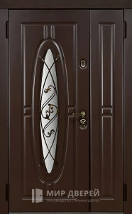 Входная дверь со створкой №14 внутренняя - фото