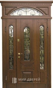 Входная дверь высокая с шумоизоляцие №71 внешняя - фото