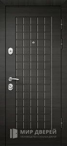 Входная дверь в квартиру с добором №49 внешняя - фото