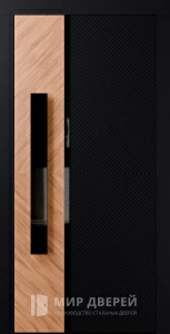 Металлическая дверь с замком с дистанционным управлением №20 внешняя - фото