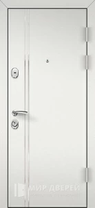 Входная дверь в квартиру ПИК белая №42 внешняя - фото