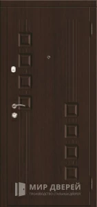 Металлическая дверь в квартиру с отделкой МДФ №361 внешняя - фото