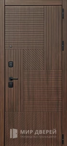 Квартирная металлическая дверь с шумоизоляцией №4 внешняя - фото