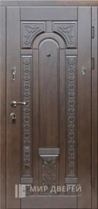 Дверь металлическая входная уличная №26 внешняя - фото