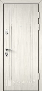 Дверь металлическая светлая №21 внешняя - фото