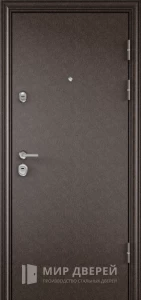 Взломостойкая дверь с МДФ панелью внутри №32 внешняя - фото