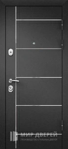 Антивандальная входная дверь с терморазрывом №26 внешняя - фото