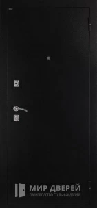 Металлическая дверь с зеркалом и порошковым напылением №2 внешняя - фото