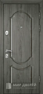 Входная дверь дуб серый №9 внешняя - фото