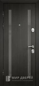 Дверь входная цвет венге №14 внутренняя - фото