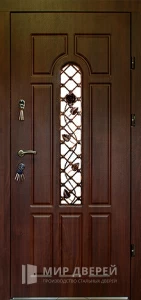 Кованная дверь №10 внешняя - фото