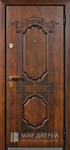 Входная дверь с виноритом №38 внешняя - фото