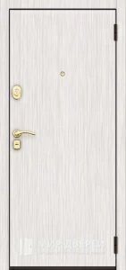 Входная железная качественная дешевая дверь №24 внешняя - фото