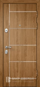 Железная дверь с МДФ в квартиру №22 внешняя - фото
