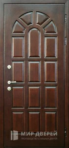 Стальная уличная дверь №6 внешняя - фото