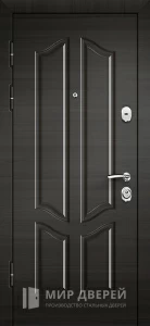 Темная входная дверь с виноритом №1 внутренняя - фото