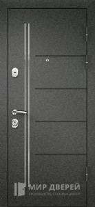 Сварная дверь из металла на заказ №19 внешняя - фото