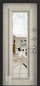 Современная дверь входная металлическая №34 внутренняя - фото