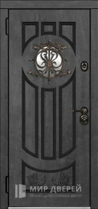 Дверь со стеклом в частный дом №19 внутренняя - фото