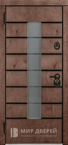 Входная дверь в частный дом №18 внутренняя - фото