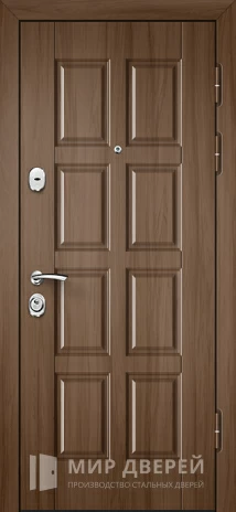 Фото «Входная дверь в загородный дом с фрезерованными панелями №91»